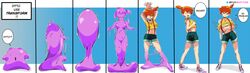 1girls big_breasts breast_expansion breasts disguise ditto ditto_(pokémon) ditto_copied_person female female_only gender_transformation huge_breasts kasumi_(pokemon) morph nintendo pokemon sequence shapeshifter shapeshifting shiftingfun slime solo solo_female speech_bubble transformation transformation_sequence transformed_ditto rating:Explicit score:176 user:shifterlover