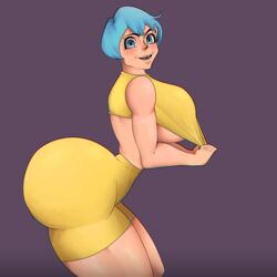 1girls big_ass big_breasts blue_eyes blue_hair bulma bulma_(dragon_ball) bulma_briefs clothing dragon_ball dragon_ball_z female female_only galme-way gym gym_uniform happy huge_ass huge_breasts solo toei_animation rating:Explicit score:51 user:GalmeWayy