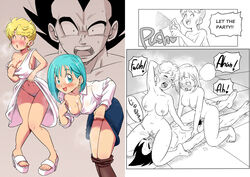 1boy 2girls big_breasts bikini blonde_hair blue_eyes blush breasts bulma bulma_briefs cleavage closed_eyes clothes_lift clothes_pull cowgirl_position cunnilingus daughters_boyfriend daughters_husband dragon_ball dragon_ball_z dress dress_lift earrings english_text facesitting feet ffm ffm_threesome gilf girlfriend girlfriends_mother green_hair happy highres husband_and_wife in-lawcest jewelry knees_together_feet_apart large_breasts legs licking_pussy lifted_by_self mature_female medium_hair milf monochrome mother-in-law mother-in-law_and_son-in-law mother_and_daughter multiple_girls navel nipples nude open_mouth oral oyakodon panchy panchy_(dragon_ball) panchy_briefs panties pantyhose pantyhose_pull pink_mousse pulled_by_self reverse_spitroast sandals sex simple_background sitting sitting_on_face sitting_on_person skirt skirt_lift smile son-in-law source_request speech_bubble spitroast standing straddling swingers thighs threesome toes underwear vaginal_penetration vegeta wife wifes_mother rating:Explicit score:169 user:Milfan