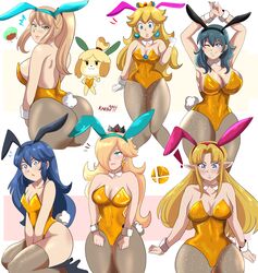 6+girls 7girls alternate_costume animal_crossing ass bunny_ears bunny_girl bunnysuit byleth_(fire_emblem)_(female) cleavage crossover female female_only fire_emblem fire_emblem:_three_houses fire_emblem_awakening huge_breasts karbuitt large_ass large_breasts lucina_(fire_emblem) mario_(series) medium_breasts metroid multiple_girls nintendo princess_peach princess_rosalina princess_zelda samus_aran small_breasts super_mario_galaxy the_legend_of_zelda zelda_(a_link_between_worlds) rating:Questionable score:159 user:A_sick_fuck