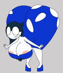 big_ass big_breasts breasts_bigger_than_head clothed female giant_ass incredistar jaiden_animations jaidens_mom ripped_clothes rating:Explicit score:34 user:Teramannn72