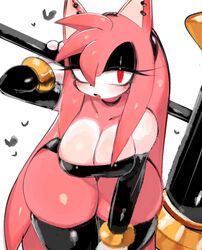 <3 2020s 2023 amy_rose anthro big_ass big_breasts breasts cleavage digital_media_(artwork) ear_piercing earrings eyeshadow female female_only furry furry_only goth headband hedgehog looking_at_viewer open_mouth piercing pink_body pink_fur red_eyes shaded skimpy solo solo_female sonic_(series) sonic_the_hedgehog_(series) standing thick_thighs usa37107692 weapon rating:Questionable score:241 user:DirtyTrainer