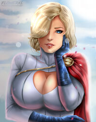 1girls artist_logo big_breasts blonde blonde_female blonde_hair blue_eyes breasts busty cape cleavage dc dc_comics female female_only flowerxl fully_clothed hair_over_one_eye hand_on_face huge_breasts large_breasts looking_at_viewer pale-skinned_female pale_skin power_girl short_hair sky_background solo superhero_costume superheroine rating:Safe score:85 user:superbat