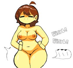 1girls big_breasts big_thighs breasts brown_hair dark_nipples edit eks-out female female_focus female_frisk female_frisk_(undertale) female_only frisk huge_breasts huge_thighs moldsmal naked naked_female nipples nude nude_edit nude_female pussy slime solo solo_female thick_thighs undertale undertale_(series) white_background wiggle yellow_body yellow_skin rating:Explicit score:296 user:MAKOMAKO1