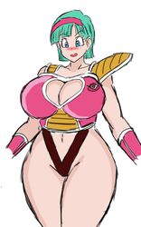 armor bulma bulma_(dragon_ball) bulma_briefs dragon_ball dragon_ball_z female female_only ginyu_force_battle_armor momiji_(artist) solo toei_animation white_background rating:Explicit score:97 user:Berd151