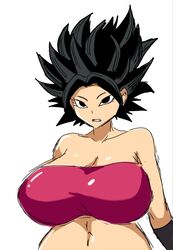 2021 black_hair black_hair_female caulifla dragon_ball dragon_ball_super female female_only female_saiyan momiji_(artist) saiyan solo solo_female white_background rating:Safe score:40 user:Berd151