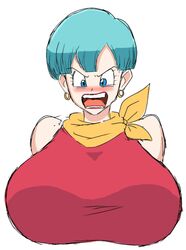 1girls big_breasts blue_eyes blue_eyes_female blush bulma bulma_(dragon_ball) bulma_briefs dragon_ball dragon_ball_z female female_only milf momiji_(artist) solo toei_animation white_background rating:Explicit score:115 user:Berd151