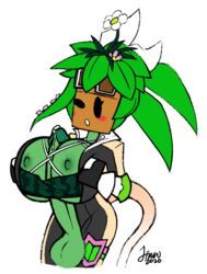 1futa 2020 areolae autopaizuri balls big_breasts big_penis blaster_master breasts casual_autopaizuri clothed clothing dated erection flora_fauna futa_only futanari green_skin huge_breasts huge_cock humanoid humanoid_penis jinnsart kanna_(blaster_master) masturbation nipples partially_clothed penis plant plant_girl plantie smooth_balls smooth_penis solo rating:Explicit score:45 user:lightswitch4th