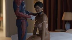 1boy 1boy1girl 1girls 3d age_difference black_hair blue_eyes bottomless bra brown_skin collar emberstock female leash light-skinned_male light_skin lingerie looking_at_viewer male male/female marvel mature mature_female mature_male milf partial_male peter_parker rio_morales shiny_skin smile spider-man spider-man_(ps4) spider-man_(series) rating:Explicit score:189 user:thewalkinged