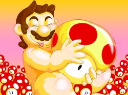  mario mario_(series) mega_mushroom mushroom new_super_mario_bros. nintendo u_gocco  rating:explicit score: user:bot