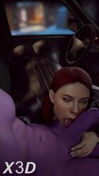 1boy 1girls 3d animated avengers black_widow_(marvel) blowjob bodysuit car car_interior evilaudio female fit fit_female green_eyes handjob huge_cock human human_on_humanoid humanoid inside_car interspecies licking_penis light-skinned_female light_skin male marvel marvel_cinematic_universe miyukiva natasha_romanoff oral purple-skinned_male purple_skin red_hair s.h.i.e.l.d. scarlett_johansson shorter_than_30_seconds sound straight thanos video x3d rating:Explicit score:849 user:MiyukiVA