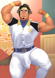 abs bara biceps big_ass big_bulge big_muscles big_penis black_hair blush bodybuilder bubble_ass bubble_butt bulge cellphone censor_bar censored censored_penis cute dog_ears flaccid fully_clothed gay hairy_armpits hairy_legs hairy_male huge_bulge huge_cock huge_muscles kuromine_hiraya male male_focus male_only muscle muscles muscular muscular_arms muscular_back muscular_legs muscular_male muscular_thighs nipples no_visible_genitalia pecs pubic_hair small_clothes smile solo solo_male sweating sweaty sweaty_body sweaty_muscles thick_thighs veins veiny_muscles veiny_penis yuatari rating:Explicit score:9 user:shadac