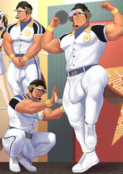 abs bara biceps big_ass big_bulge big_muscles big_penis black_hair blush bodybuilder bubble_ass bubble_butt bulge cellphone censor_bar censored censored_penis cute dog_ears flaccid fully_clothed gay hairy_armpits hairy_legs hairy_male huge_bulge huge_cock huge_muscles kuromine_hiraya male male_focus male_only muscle muscles muscular muscular_arms muscular_back muscular_legs muscular_male muscular_thighs nipples no_visible_genitalia pecs pubic_hair yuatari rating:Explicit score:8 user:shadac