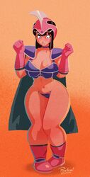 1girls armor big_breasts bikini bikini_armor black_hair blush boots bottom_heavy bra breasts cape chichi chichi's_armor chichi's_helmet cleavage dragon_ball dragon_ball_(classic) embarrassed embarrassing_outfit eyes female female_focus female_only gloves helmet hips legs looking_down mature_female milf orange_background panties pinafore_(artist) posing revealing_clothes skimpy solo solo_female solo_focus thick thick_calves thick_hips thick_legs thick_thighs thighs rating:Explicit score:49 user:deleted100960