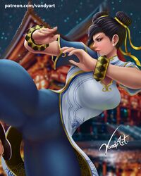 1girls chun-li fanart female female_only fully_clothed solo street_fighter street_fighter_6 rating:Safe score:12 user:VandyArt