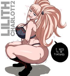 asking_for_it big_ass danganronpa danganronpa_2:_goodbye_despair danganronpa_v3 female_only junko_enoshima lilithcharlott2 straight_hair rating:Explicit score:133 user:LilithChar