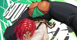 1girls big_ass big_butt bonburri dark-skinned_female dark_skin dat_ass fat_ass giovanna_(guilty_gear) green_panties guilty_gear guilty_gear_strive huge_ass large_ass ripped_clothing ripped_pants thick_ass rating:Questionable score:129 user:llovefutas