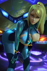 1girls 3d alluring artist_request ass banskinator big_ass big_breasts blonde_hair blue_eyes female_only light-skinned_female long_hair looking_at_viewer metroid nipples pale-skinned_female samus_aran skin_tight solo tagme urbanator zero_suit zero_suit_samus rating:Explicit score:96 user:Xurb