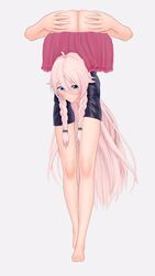 3d cevio feet_hands fully_clothed hand_feet handstand highhijiki ia_(vocaloid) koikatsu tagme upside-downt rating:Explicit score:1 user:skedye