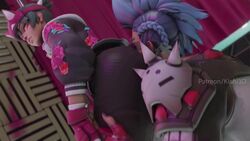 2girls animated ass_lick ass_licking ass_worship athleisure_kiriko facesitting huge_ass junker_queen kiriko_(overwatch) kishi moaning overwatch overwatch_2 spandex tagme video yuri rating:Explicit score:168 user:lamode