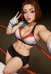 1girls ai_generated avatar_the_last_airbender big_breasts female mrpotatoparty muscular_female stable_diffusion suki teenager rating:Safe score:248 user:Wanshi