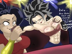 abs caulifla dragon_ball female female_saiyan kale muscular_female pseudocel universe_6/universe_7 universe_6_saiyan/universe_7_saiyan rating:Questionable score:34 user:bot29