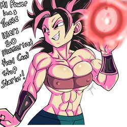 abs breasts caulifla dragon_ball female muscular_female pseudocel tagme rating:Questionable score:44 user:bot29