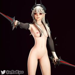 1female 3d 3d_model artist_name belly belly_button boobs breasts color detached_sleeves dual_wielding facing_forward facing_viewer female female_focus female_only fortnite front_view hair_on_breasts hair_ornament holding_object image_set legs_apart lexa_(fortnite) long_hair model nipples nude nude_female pink_nipples princess_lexa_(fortnite) pussy red_eyes shaved_pussy smile sword teeth_showing thighs twitter twitter_username vagina weapon white_hair x_redeyes rating:Explicit score:42 user:Slamsn29292