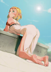 1girls ancient ass ass_in_dress back back_view bare_soles barefoot big_ass blonde_female blonde_hair blue_eyes bob_cut clothed dress elf elf_ears feet feet_fetish feet_focus female female_only foot_fetish hi_res highres hylian leaning_forward leaning_on_elbow legs nintendo princess_zelda pwtite shoulders skinny soles solo tears_of_the_kingdom the_legend_of_zelda toes yamauchi_(conan-comy) zelda_(tears_of_the_kingdom) zonai_outfit rating:Questionable score:438 user:Syr_