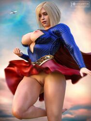 3d big_breasts blonde_hair breasts busty cleavage cleavage_cutout dc dc_comics female going_commando hourglass_figure hyartik innie_pussy kara_zor-l karen_starr large_breasts pinup pinup_pose power_girl pussy revealing_clothes skirt solo supergirl supergirl_(cosplay) superman_(series) tagme upskirt vagina wide_hips rating:Explicit score:78 user:droid377