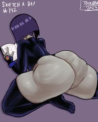 1girls big_ass big_butt cellulite dc dc_comics female female_focus female_only huge_ass huge_butt pale-skinned_female pale_skin rachel_roth raven_(dc) rear_view short_hair solo solo_female superheroine teen_titans thick_thighs tool01k wide_hips rating:Explicit score:167 user:Ruff23