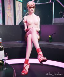 1girls 3d abs alternate_version_available areolae armwear blender bottomwear breasts clothed clothing cocktail couch crossed_legs detailed_background drink ear_piercing earrings epic_games eyewear female female_focus female_only fortnite half-dressed half_naked high_heels highres legs_crossed lewdrex light-skinned_female light_skin looking_at_viewer multicolored_hair nipples partially_clothed petite petite_body piercing piercings presenting presenting_breasts sabina_(fortnite) sitting skirt small_breasts solo solo_focus sunglasses tinted_eyewear topless two_tone_hair watermark rating:Explicit score:8 user:mango05