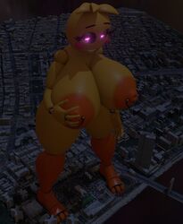 1girls 3d 3d_(artwork) areolae big_areola big_breasts big_nipples bigger_female blender city cityscape completely_nude completely_nude_female eyelashes feet female female_only five_nights_at_freddy's five_nights_at_freddy's_2 fnaf full_body giantess goolba hand_on_breast huge_breasts large_areolae looking_down macro naked naked_female nipple_piercing nipples nude nude_female piercing pink_eyes smile smiling solo solo_female standing toy_chica_(fnaf)- rating:Explicit score:33 user:Goolba