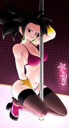 1girls ass bangs big_ass big_breasts bikini black_eyes black_hair breasts cleavage clothes dragon_ball dragon_ball_super dragon_ball_z earrings fusion high_heels kefla light-skinned_female light_skin navel ponytail potara_earrings r0ckystar saiyan seductive seductive_look see-through sideboob smile solo spiky_hair stockings stripper stripper_pole thick_thighs toned_female watermark wrist_cuffs rating:Questionable score:57 user:HydratedAcorn