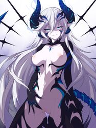 after_sex after_vaginal areolae ass ass_visible_through_thighs belly big_breasts blue_eyes bottomless breasts cleavage cum cum_drip cum_in_pussy cum_inside demon demon_girl demon_horns demon_tail demonic elsword female female_only gradient_background hand_on_leg hand_on_thigh long_hair luciela_r._sourcream naked navel nipples no_bra no_humans no_panties no_underwear not_furry nude nude_female open_eyes open_mouth open_smile pale_skin partially_clothed pussy sed seductive seductive_look seductive_pose seductive_smile shadow smile smirk solo solo_female solo_focus spread_legs spreading standing straight tail thighs topless touching_pussy uncensored waero white_background white_hair rating:Explicit score:178 user:Roxy_M.