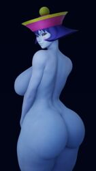 1girls 3d alternate_ass_size alternate_breast_size belly blue_body blue_skin blush_stickers breasts capcom cpt-flapjack darkstalkers female_only hat hsien_ko huge_ass huge_breasts jiangshi large_breasts lei-lei lei_lei lieutenant_flapjack looking_at_viewer looking_back_at_viewer nude nude_female plump presenting presenting_ass purple_hair short_hair sideboob smile solo thick_thighs wide_hips yellow_eyes rating:Questionable score:82 user:deleted107113