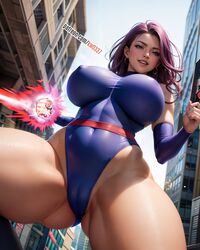 1girls ai_generated ass ass_visible_through_thighs big_breasts blue_eyes cameltoe cleavage earrings huge_breasts kw0337 leotard marvel mutant nipple_bulge nipples_visible_through_clothing psylocke purple_hair sash smile thong_leotard tight_clothing viewed_from_below x-men rating:Questionable score:112 user:Ruleparty