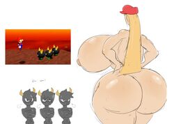 1girls 3boys anthro ass big_ass big_breasts black_body blonde_hair breasts bully_(mario) chocovenus_(body_type) completely_nude completely_nude_female cream_vanilla female hands_on_hips hat huge_ass huge_breasts hyper hyper_ass hyper_breasts hyper_hourglass large_ass large_breasts mario mario_(series) mario_hat naked naked_female nude nude_female original reference_image super_mario_64 tasteofchoklit rating:Explicit score:84 user:FGjvkhvoijy