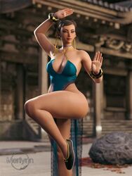 1girls 3d asian asian_female ass big_ass big_breasts bottom_heavy breasts brown_hair busty capcom chinese chun-li curvaceous curves curvy curvy_figure eyebrows eyelashes eyes female female_only fit fit_female hair hips hourglass_figure huge_breasts large_breasts legs light-skinned_female light_skin lips mature mature_female merlynn solo street_fighter street_fighter_6 thick thick_legs thick_thighs thighs top_heavy voluptuous wide_hips rating:Questionable score:105 user:ShadowPain