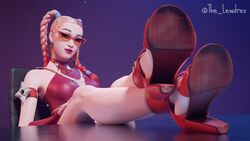 3d alternate_version_available areolae armwear blender breasts clothed clothing dress ear_piercing earrings epic_games feet feet_up female female_focus female_only foot_fetish fortnite glasses highres legs_up lewdrex light-skinned_female light_skin looking_at_viewer nipples orange-tinted_eyewear piercing piercings presenting presenting_breasts presenting_feet red_hair sabina_(fortnite) simple_background sitting slim_waist small_breasts soles solo solo_focus sunglasses table tinted_eyewear toes topwear twintails two_tone_hair watermark rating:Explicit score:22 user:mango05