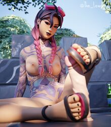 1girls 3d alternate_version_available areolae beach_jules black_nail_polish black_nails blender bottomless breasts detailed_background dildo ear_piercing earrings epic_games feet female female_focus female_only foot_fetish footjob fortnite freckles freckles_on_face goggles goggles_on_head headwear jules_(fortnite) lewdrex light-skinned_female light_skin looking_at_viewer multicolored_hair nipples nose_piercing nude nude_female outdoors outside piercing piercings pink_hair presenting presenting_breasts presenting_feet presenting_pussy pussy pussy_lips pussy_peek sandals seductive seductive_eyes seductive_look seductive_smile sex_toy shoes sitting small_breasts soles solo solo_focus tattoo tattooed_arm tattoos toes topless twintails two_tone_hair vagina watermark rating:Explicit score:48 user:mango05