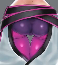 1girls ass ass_cutout ass_focus back eye_(mememem) from_behind juri_han multiple_belts panties_over_pantyhose pantyhose purple_panties solo street_fighter street_fighter_iv thigh_gap thighs underwear rating:Questionable score:93 user:Cumpany00