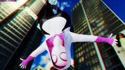 1girls 3d drakepowers female female_only gwen_stacy marvel marvel_comics solo spider-gwen spider-man:_across_the_spider-verse spider-man:_into_the_spider-verse spider-man_(series) rating:Questionable score:37 user:DrakePowers