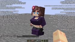 1girls 3d animated big_breasts blue_eyes breast_expansion breasts brown_hair cleavage exposed_midriff female flower_in_hair horny_female human_female humanoid jenny_belle_(slipperyt) mine-imator minecraft no_sound outside tagme text video rating:Questionable score:112 user:BrDyGoTh3