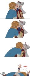 artist_name artist_signature blonde_hair blush breath_of_the_wild brown_eyes comic couple deep_kissing forehead_mark forehead_tattoo imminent_sex kissing link long_ears nyusho paya_(the_legend_of_zelda) pinned pinned_down pointy_ears romantic romantic_couple sheikah tattoo the_legend_of_zelda watermark white_hair wholesome rating:Safe score:199 user:OnyxSwift