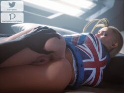 1boy 1girls 3d ass ass_grab blacked blacked_clothing blonde_hair blue_eyes bottomless cammy_white currysfm dark-skinned_male dark_skin female groping groping_ass interracial light-skinned_female light_skin looking_at_viewer male partial_male pawg pov street_fighter street_fighter_6 rating:Explicit score:224 user:curry_sfm