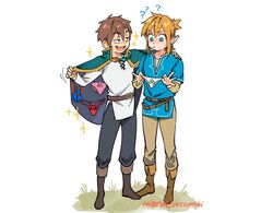 2boys ? absurdres angry artist_name belt blonde_hair blue_eyes blue_male_underwear blue_tunic blush boots brown_belt brown_footwear brown_pants cape crossover earrings english_commentary funny grass green_cape highres holding holding_clothes holding_panties holding_underwear jewelry jitome jockstrap kono_subarashii_sekai_ni_shukufuku_wo! link long_hair male_focus male_underwear multiple_boys panties pants patreon_username pink_panties pointy_ears red_panties satou_kazuma sidelocks simple_background snegovski sparkle the_legend_of_zelda the_legend_of_zelda:_breath_of_the_wild thong triforce_print tunic underwear white_background white_panties white_tunic rating:Questionable score:86 user:Umbre