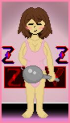 1girls 2d 2d_(artwork) 2d_artwork apron apron_only big_breasts blush color female female_only frisk frying_pan pixel_art self_upload tagme undertale undertale_(series) zixy rating:Questionable score:3 user:ZZixyy