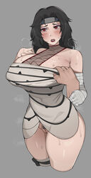 1girls bandages barely_clothed big_breasts black_hair bobtheneet breasts cropped_legs disembodied_hand dress dress_pull elijahzx embarrassed female female_focus fishnets headband huge_breasts kurenai_yuhi lipstick long_hair makeup mature mature_female milf naruto naruto_(series) naruto_shippuden no_panties pubic_hair pulled_by_another pulling pulling_clothing red_eyes sweat top_heavy undressing unseen_male voluptuous voluptuous_female yuuhi_kurenai rating:Explicit score:452 user:Bvxzv