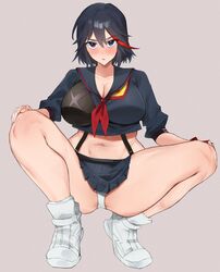 1girls 2d 2d_(artwork) 4_fingers 5_fingers anime anime_nose anime_style asian asian_clothing asian_female beige_skin belly belly_button big_boobs big_breasts big_hips big_tits black_hair blue_eyes blush blush_lines blushed blushing_at_viewer blushing_profusely boobs breasts cleavage cleavage_cutout clothed clothed_female clothes clothing color colored curvy curvy_body curvy_figure curvy_hips curvy_thighs ear ears_up eyelashes eyes fanart female female_focus female_only fingerless_gloves fingers first_person_perspective first_person_view girl glove gloves grey_background hair half_dressed half_nude heavy_blush highschool hips human human_hybrid humanoid humanoid_genitalia hybrid kataku_musou kill_la_kill light-skinned_female light_skin lips looking_at_viewer mammal mammal_humanoid matoi_ryuuko multicolored_hair neck no_dialogue no_text nsfw nude nude_female open_mouth panties partially_clothed partially_nude partially_undressed pov pov_eye_contact revealing revealing_clothes revealing_clothing revealing_outfit scarf school_girl school_uniform schoolgirl schoolgirl_uniform short_hair simple_background skirt sneakers solo solo_focus squat squatting studio_trigger suggestive suggestive_look suggestive_pose suggestive_posing textless thick_thighs thighs tits tomboy two_tone_hair wide_hips rating:Explicit score:134 user:FarLeftGuy